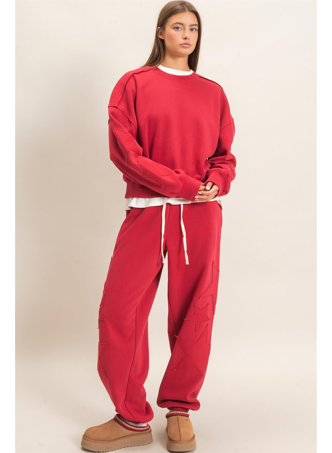 STAR STRUCK SET-RED
