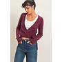 WRAP ME UP TOP-DARK CHERRY