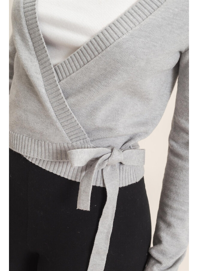 WRAP ME UP TOP-HEATHER GRAY