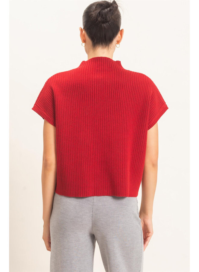 THE SCARLET DOLMAN SWEATER TOP