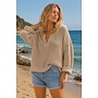 SOFT KNIT ENERGY TOP-BEIGE