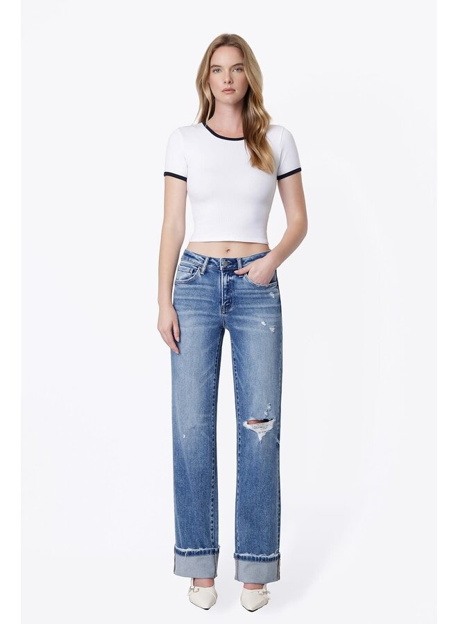 DUSTIN HIGH RISE WIDE LEG JEAN
