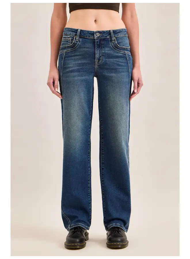 CADEN MID RISE CLASSIC STRAIGHT JEAN