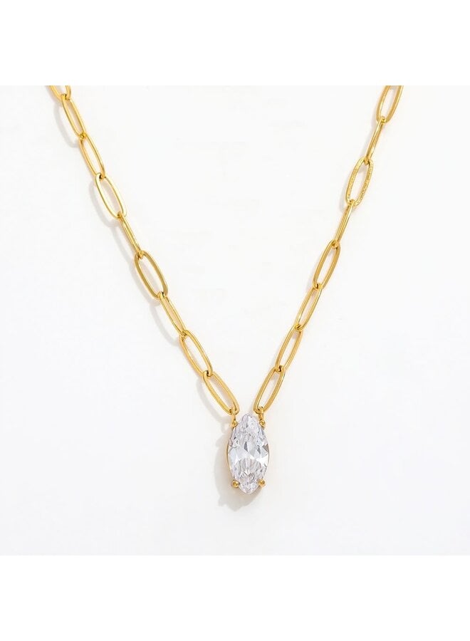 NERYS 18KGP NECKLACE