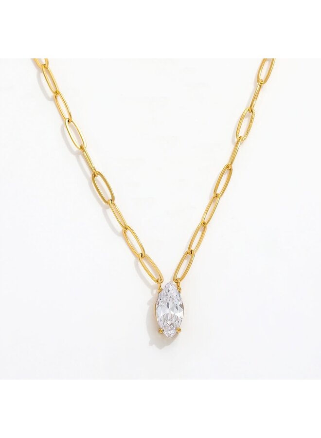 NERYS 18KGP NECKLACE