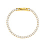 BERLIN 18KGP ZIRCONIA PAVED BRACELET