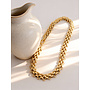 NERIAH 18KGP RETRO CHOKER NECKLACE