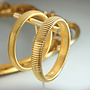 BEATRIX 18KGP ELASTIC SNAKE BRACELET