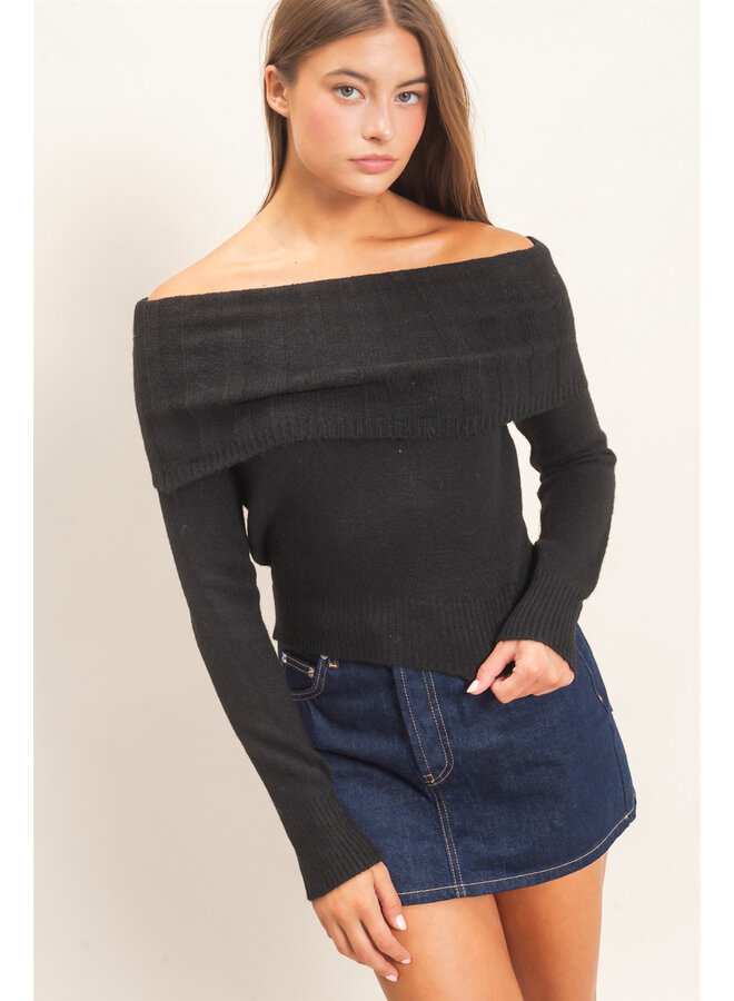 OUT OF OFFICE TOP-BLACK