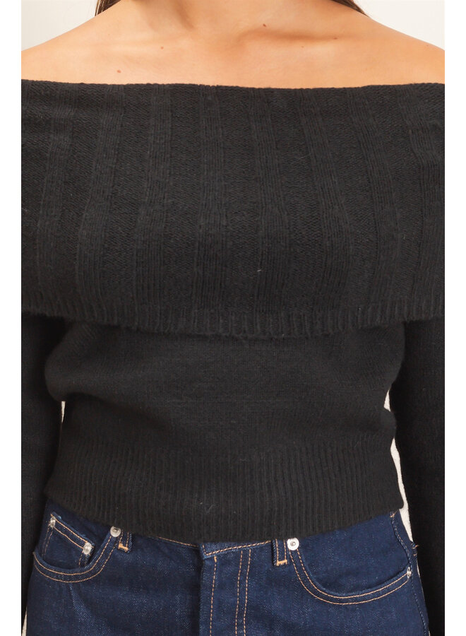 OUT OF OFFICE TOP-BLACK