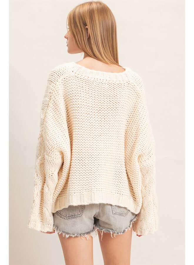 ALL KNITTED UP TOP