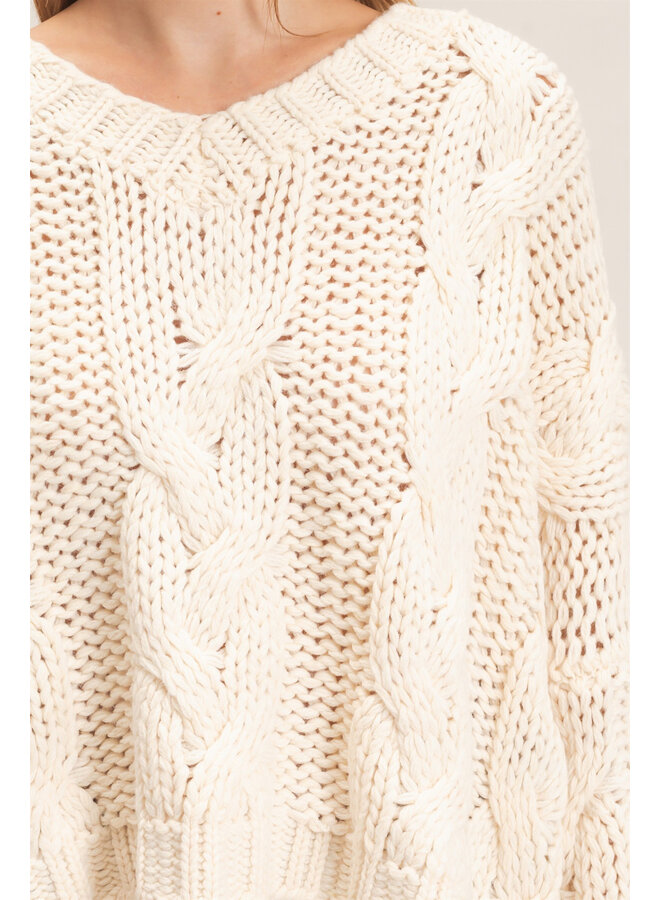 ALL KNITTED UP TOP