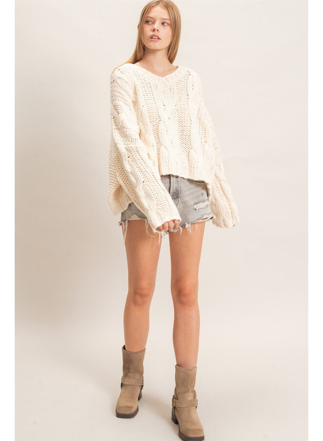 ALL KNITTED UP TOP