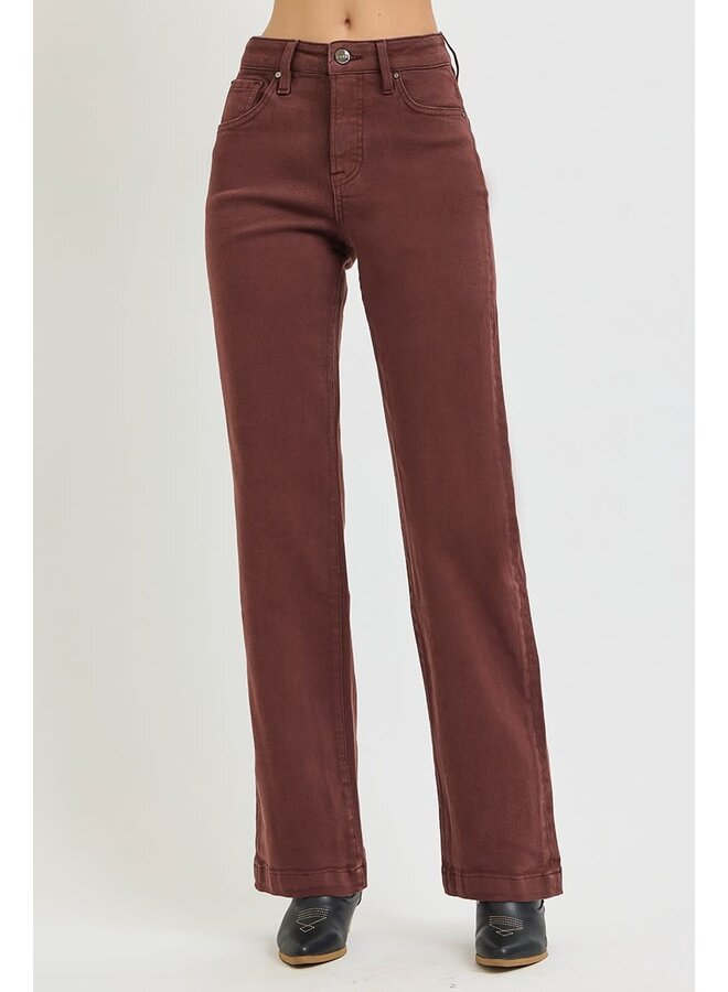 TONY HIGH RISE STRAIGHT LEG JEANS