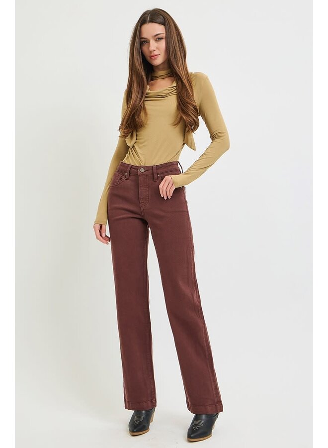 TONY HIGH RISE STRAIGHT LEG JEANS