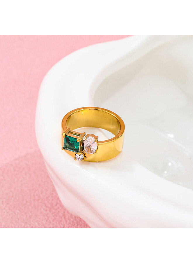RAELYNN 18KGP SIZED RING
