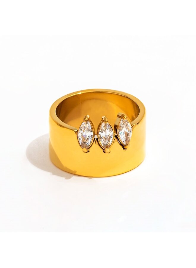 REMI 18KGP SIZED RING