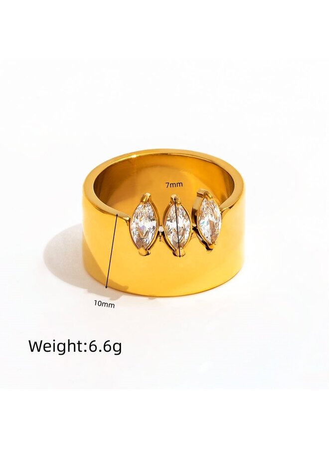 REMI 18KGP SIZED RING