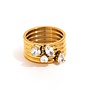 ROXANNE 18KGP SIZED RING