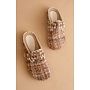 THE TERI TWEED BUCKLE MULE