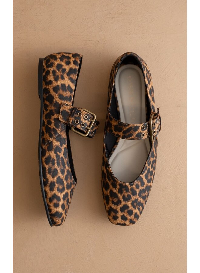 THE SOHO LEOPARD BALLET FLAT