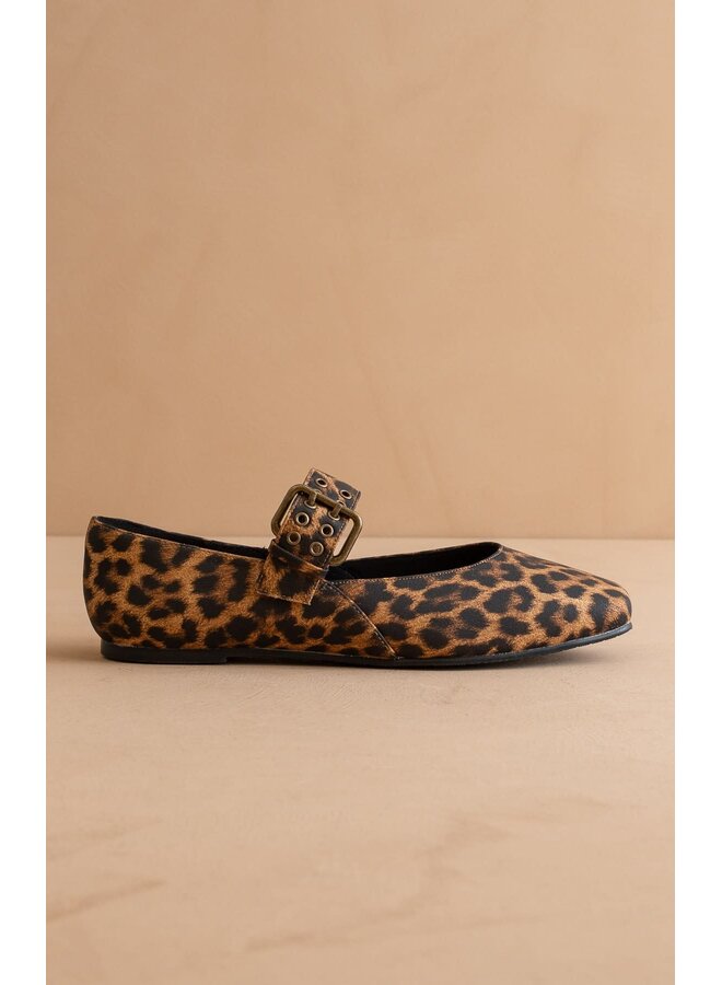THE SOHO LEOPARD BALLET FLAT