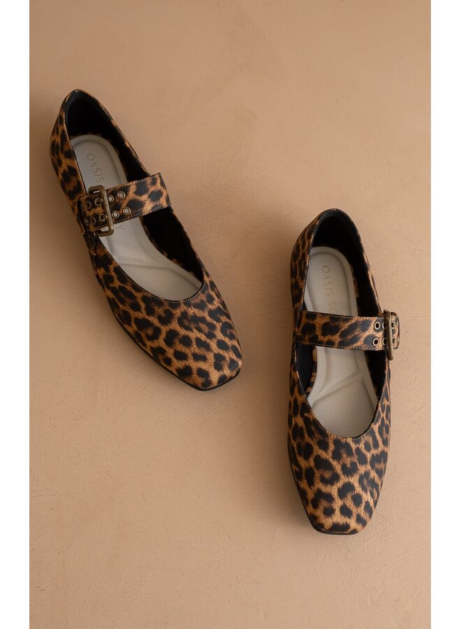 THE SOHO LEOPARD BALLET FLAT