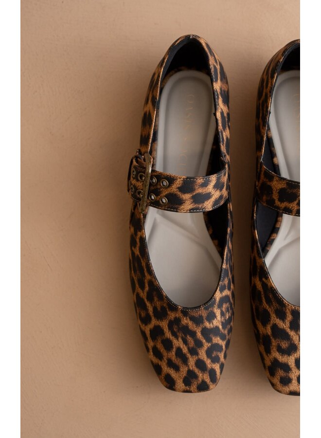 THE SOHO LEOPARD BALLET FLAT