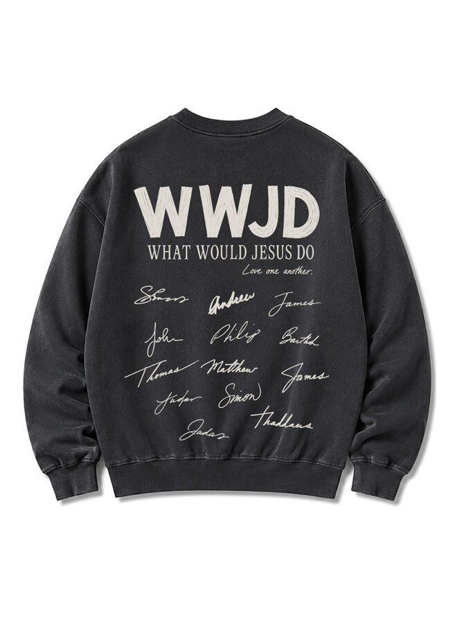 WWJD DISCIPLE'S SIGNATURE SWEATSHIRT