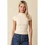 NOT SO BASIC MOCK NECK KNIT TOP-ECRU