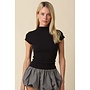 NOT SO BASIC MOCK NECK KNIT TOP-BLACK