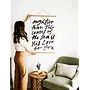MIGHTIER THAN THE WAVES ON 24X36 COTTON CANVAS W/ BANNER WOOD