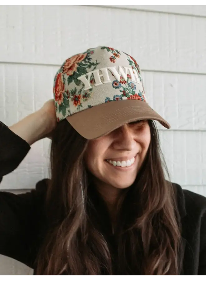 YHWH FLORAL HAT