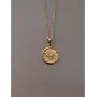 DOVE COIN 18KGP NECKLACE