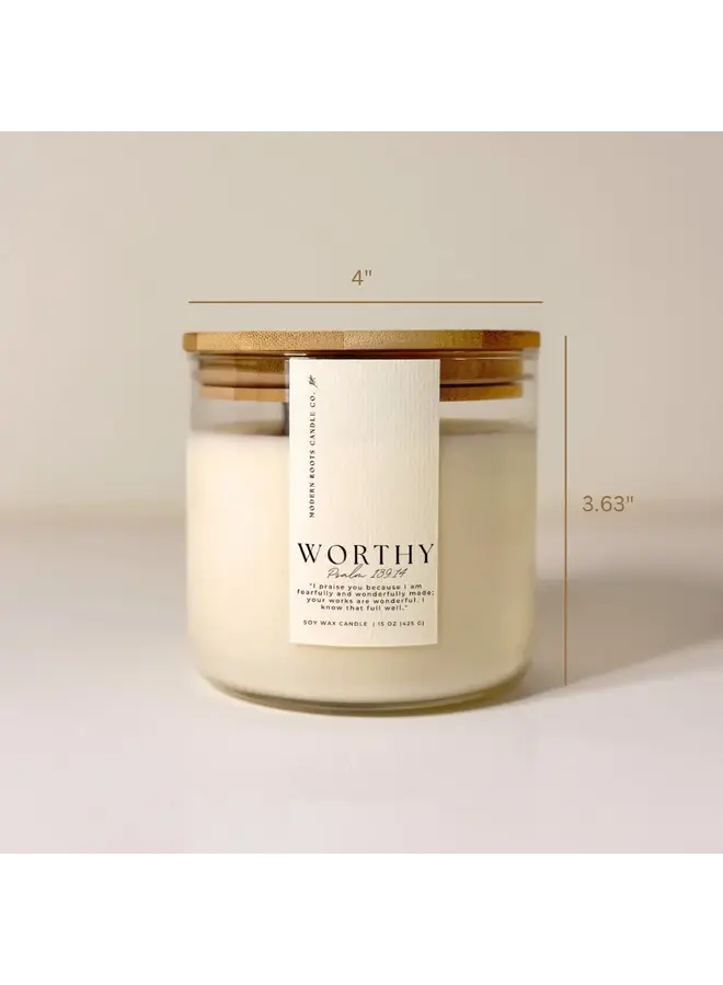 WORTHY | VOLCANIC ISLAND | 15 OZ  SOY CANDLE
