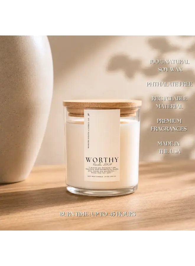 WORTHY | VOLCANIC ISLAND | 9 OZ  SOY CANDLE