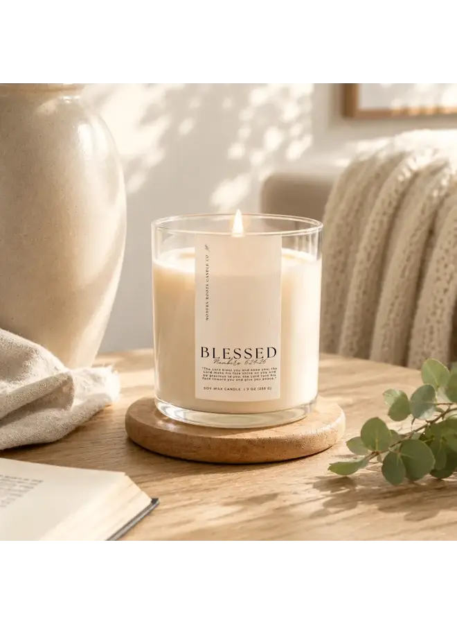 BLESSED | BLACK BERRIES & VANILLA | 9 OZ SOY CANDLE
