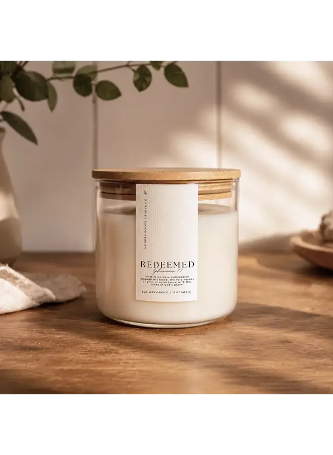 REDEEMED | EUCALYPTUS & MINT | 15 OZ SOY CANDLE