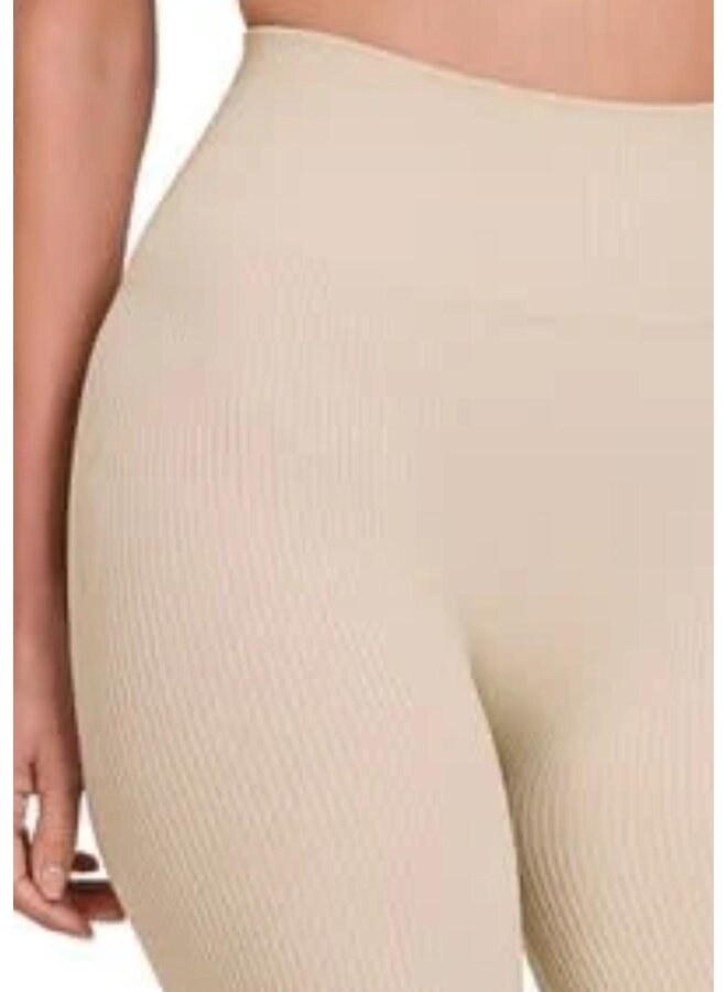 MELT IN COMFORT LEGGINGS-SAND BEIGE