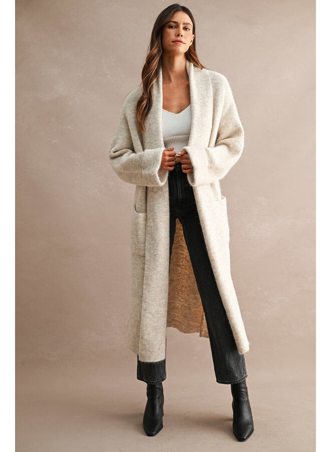COZY SEASON OPEN FRONT CARDIGAN