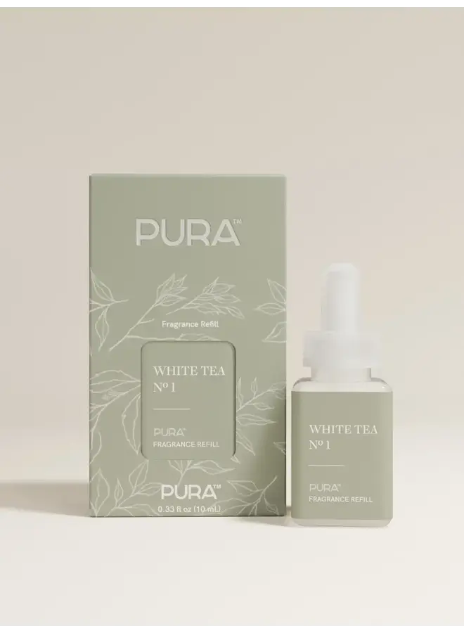 PURA FRAGRANCE DIFFUSER REFILL-WHITE TEA NO. 1