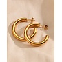 ANALISE 18KGP HOOP EARRINGS-LARGE