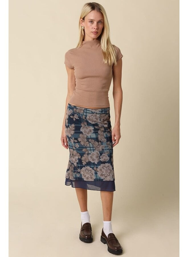 NOT SO BASIC MOCK NECK KNIT TOP-MOCHA