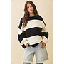 BLOCK PARTY OVERSIZED LONG SLEEVE TOP