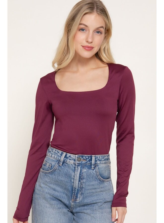 BACK TO THE BASICS LONG SLEEVE TOP