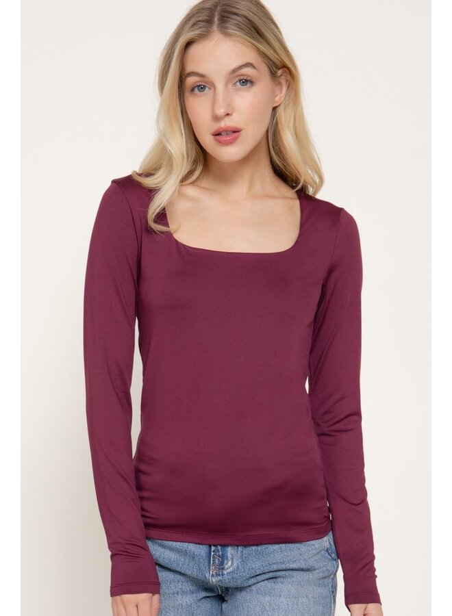 BACK TO THE BASICS LONG SLEEVE TOP