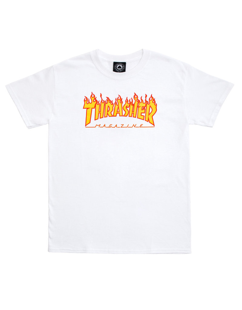 Thrasher T Shirt Flame Logo M2 Boardshop
