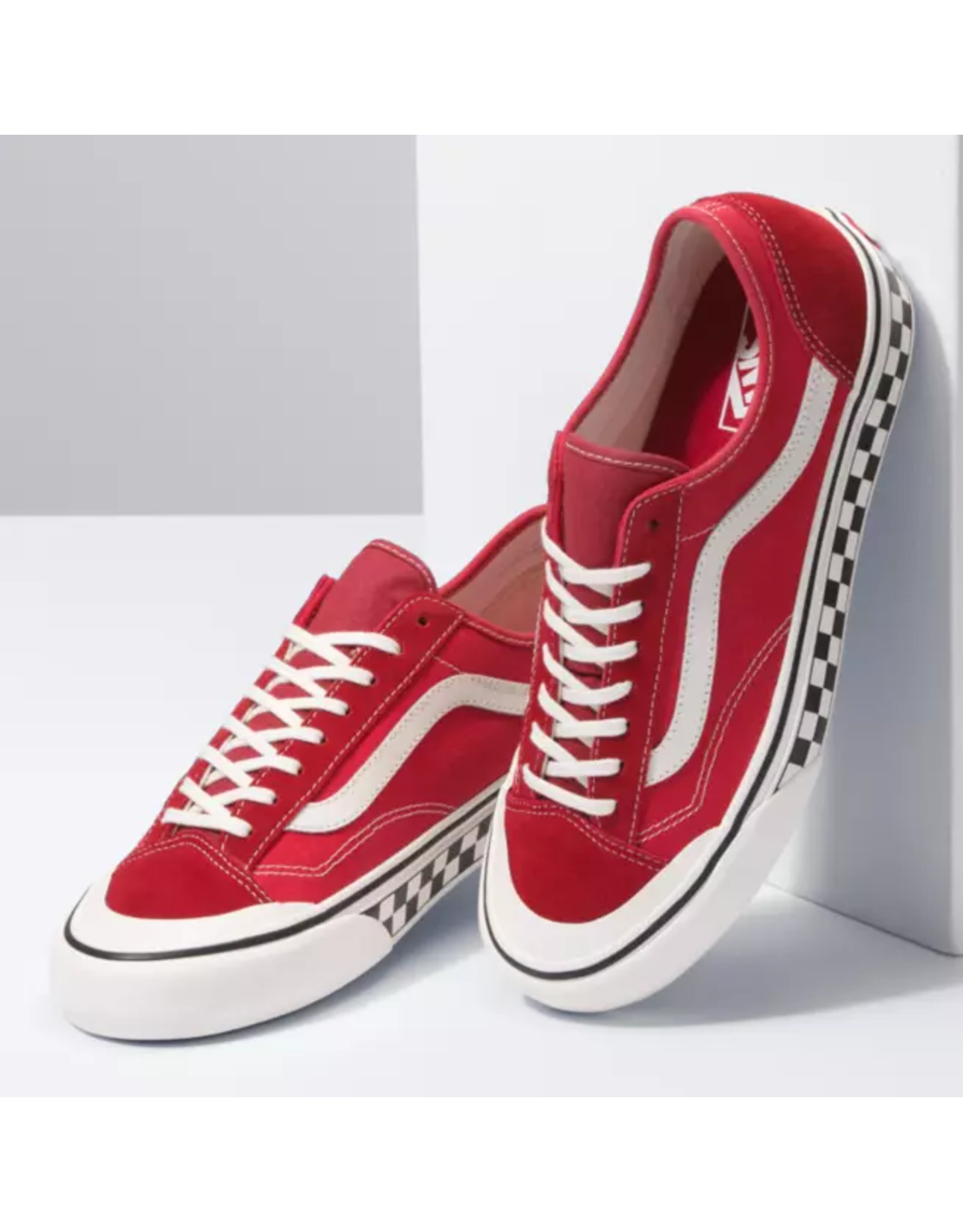 vans exclusive red style 36 decon sf sneakers