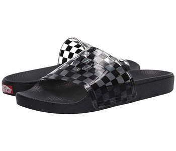 Vans - Sandale  femme Zoe slide -on (checkerboard black)