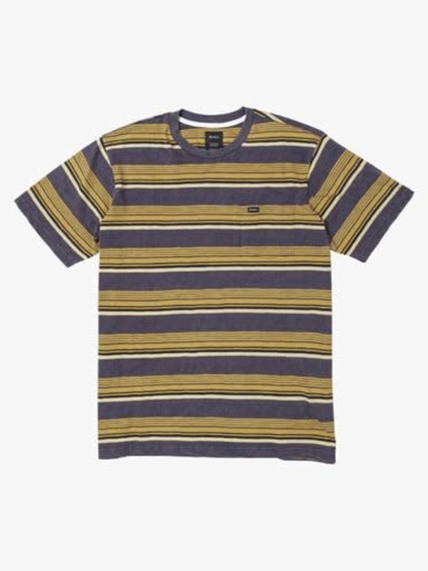 rvca Rvca - T-shirt junior ventura stripe moody blue